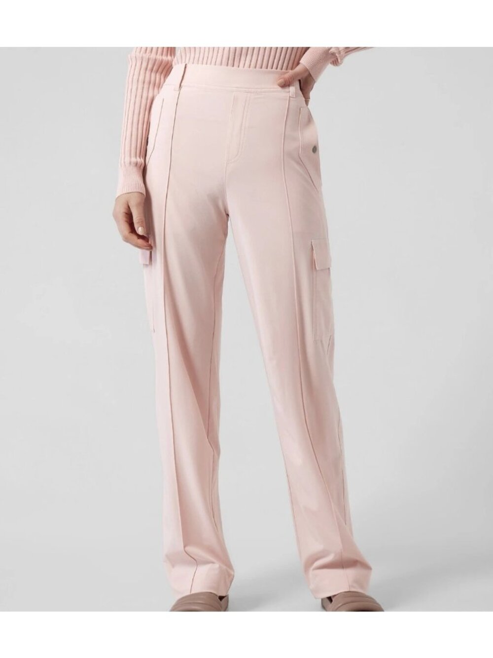 Athleta Vienna Cargo Pant Travel Casual Lightweight Orchid Pink 988133 Womens 14